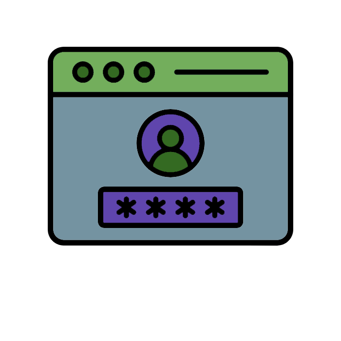 looks like a account with a 4 diget passcode being put